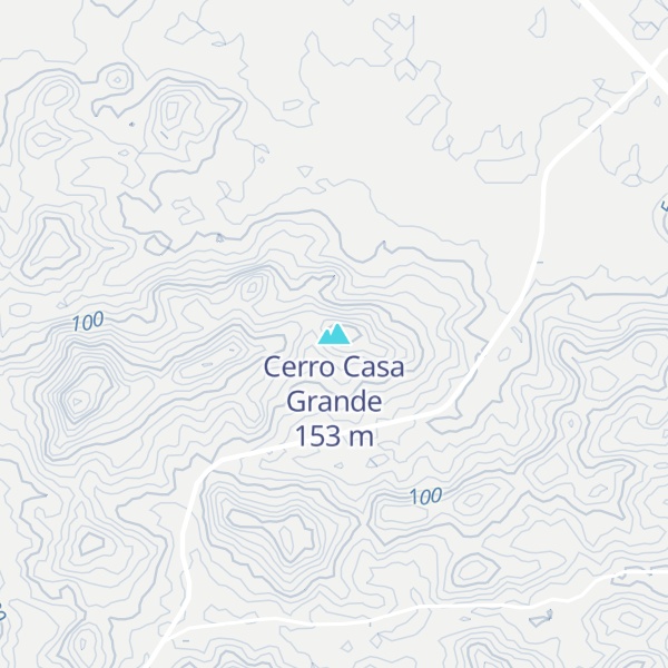 Map of Cerro Casa Grande