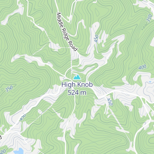 Map of High Knob