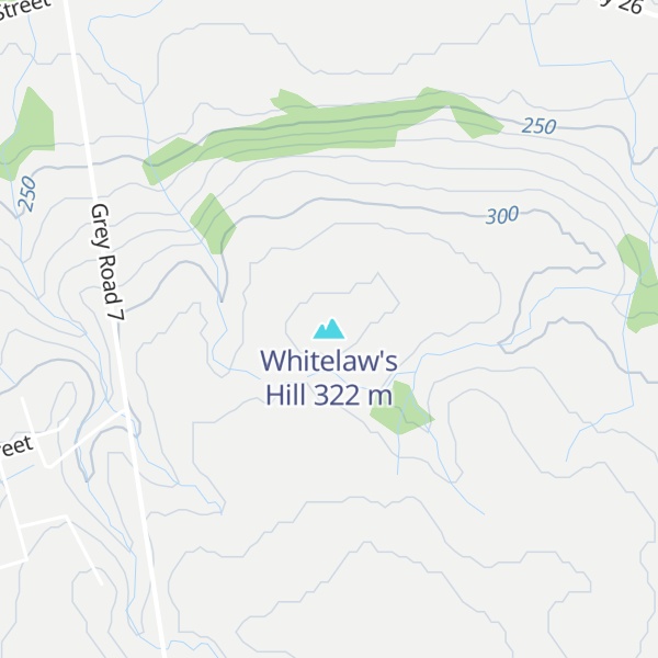 Map of Whitelaw's Hill