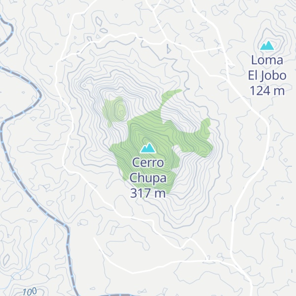 Map of Cerro Chupa