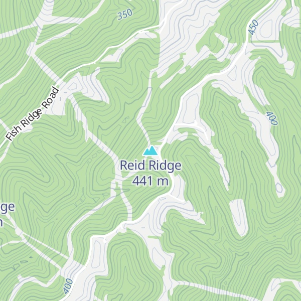 Map of Reid Ridge