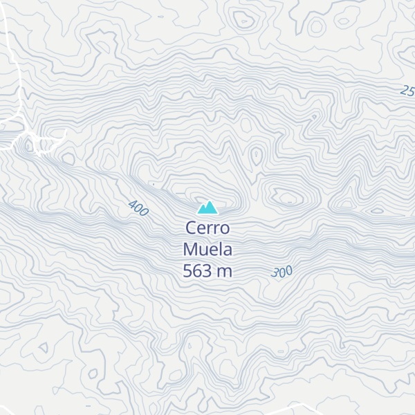 Map of Cerro Muela