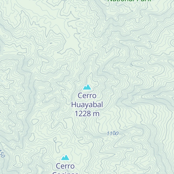 Map of Cerro Huayabal