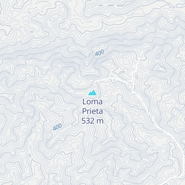 Map of Loma Prieta