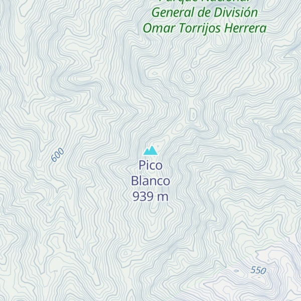 Map of Pico Blanco