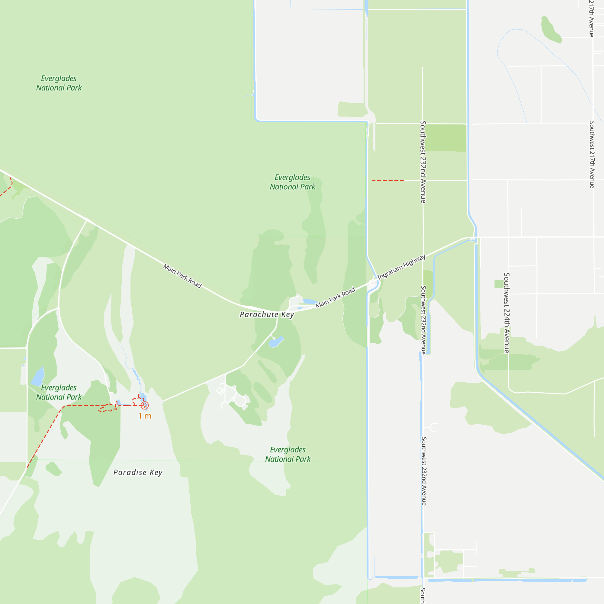 Ernest F. Coe Visitor Center map