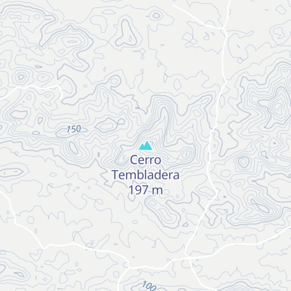 Map of Cerro Tembladera