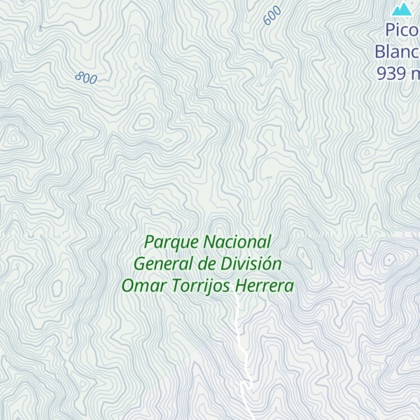 Map of Cabaña Parque Nacional Omar Torrijos