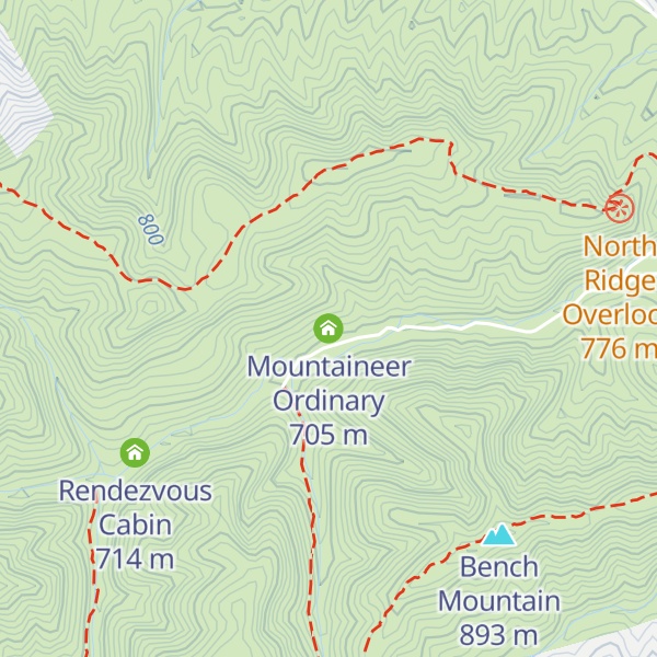 Map of Mountaineer Ordinary