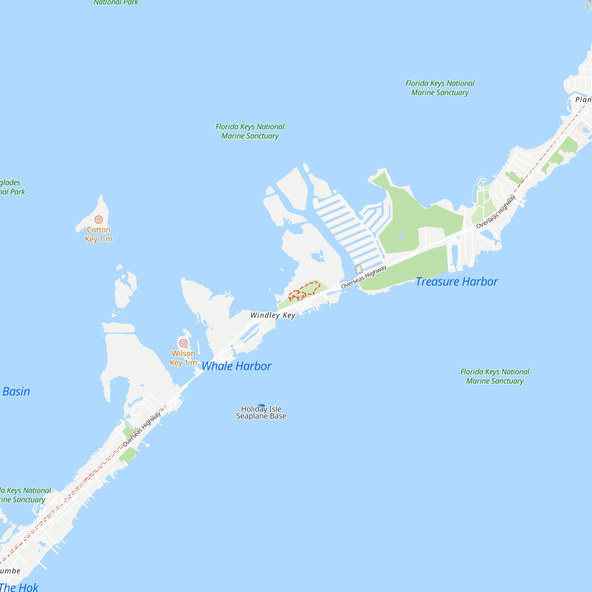 Visitor Center Windley Key Fossil Reef Geological State Park map