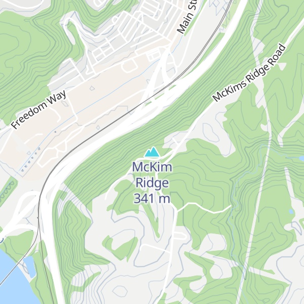 Map of McKim Ridge