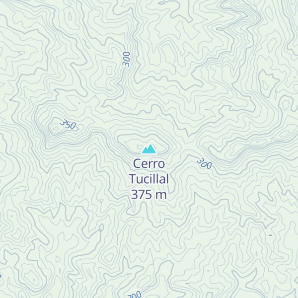 Map of Cerro Tucillal