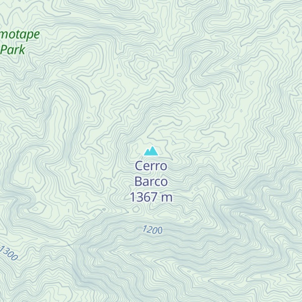 Map of Cerro Barco