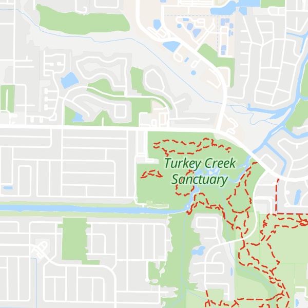 Map of Margaret Hames Nature Center