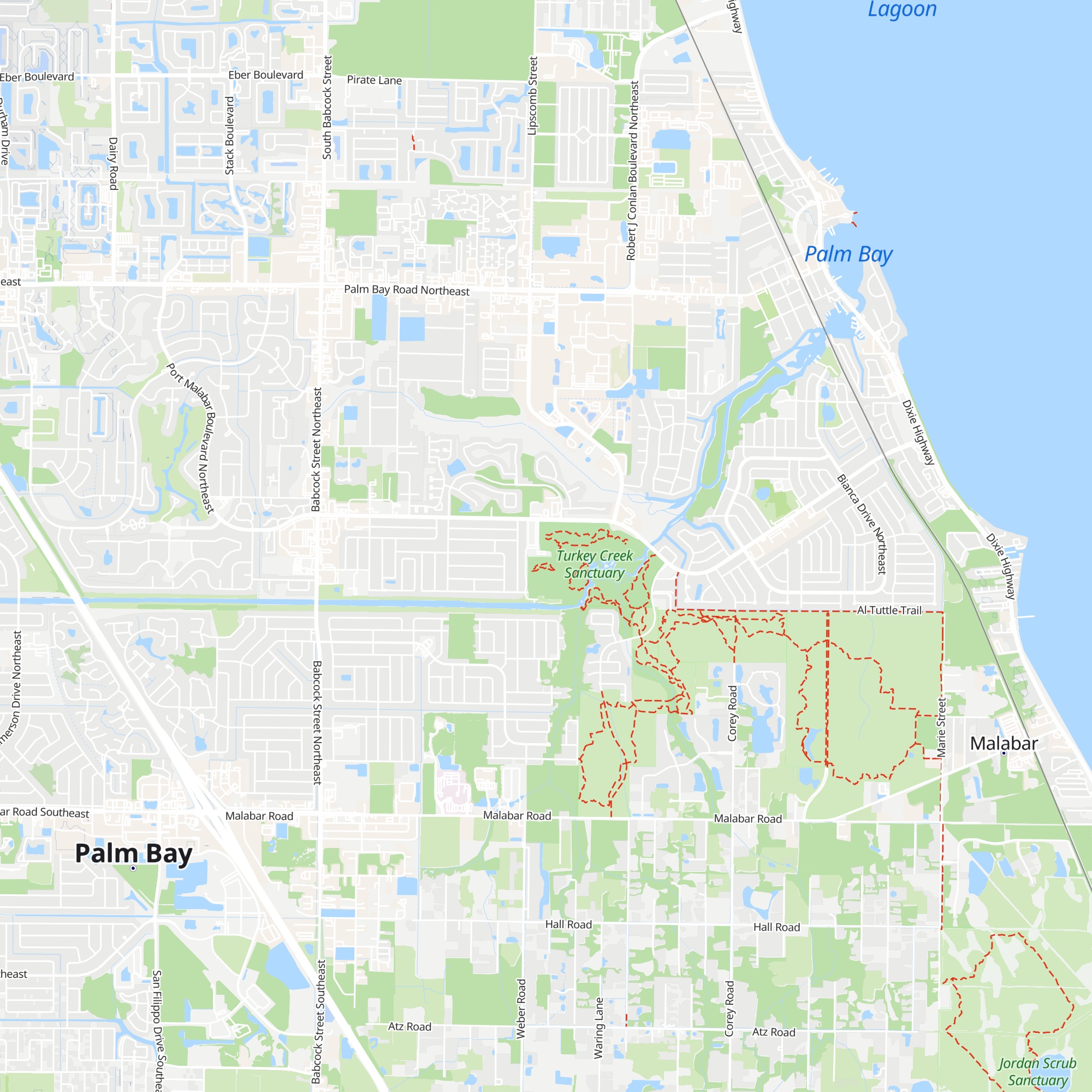 Margaret Hames Nature Center map