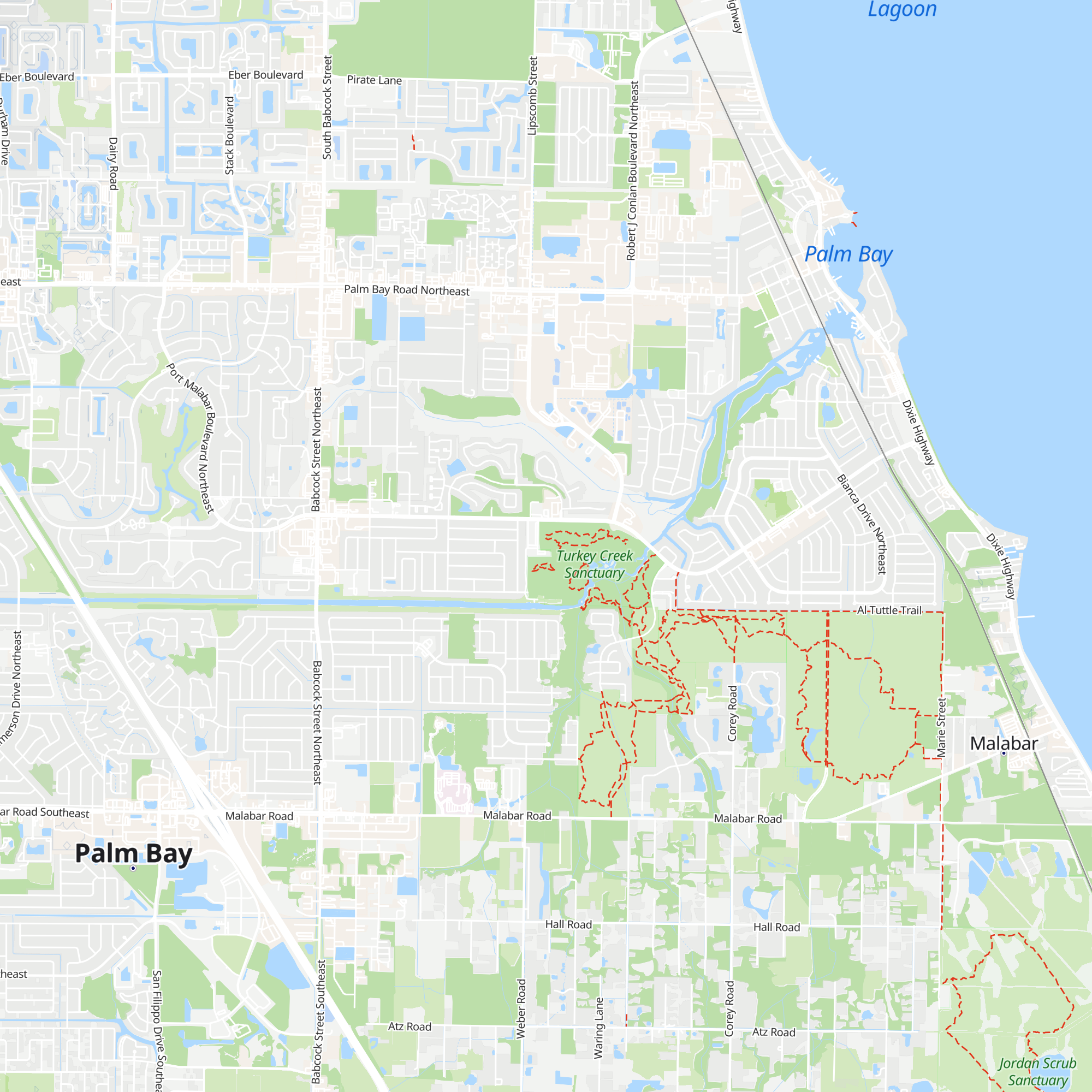 Margaret Hames Nature Center map