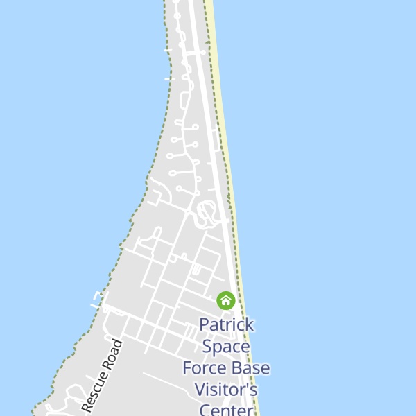 Map of Patrick Space Force Base Visitor Center
