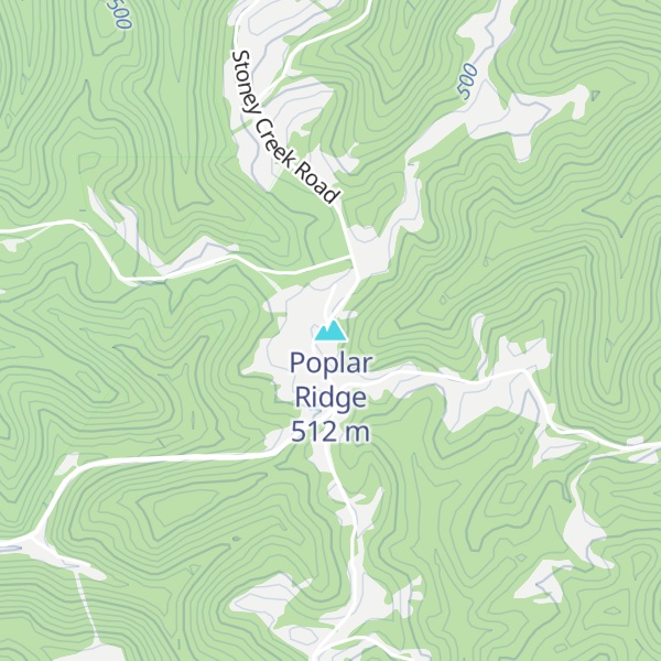 Map of Poplar Ridge