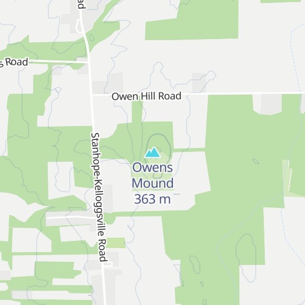 Map of Owens Mound