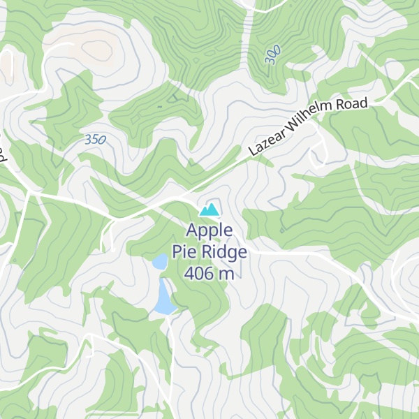 Map of Apple Pie Ridge