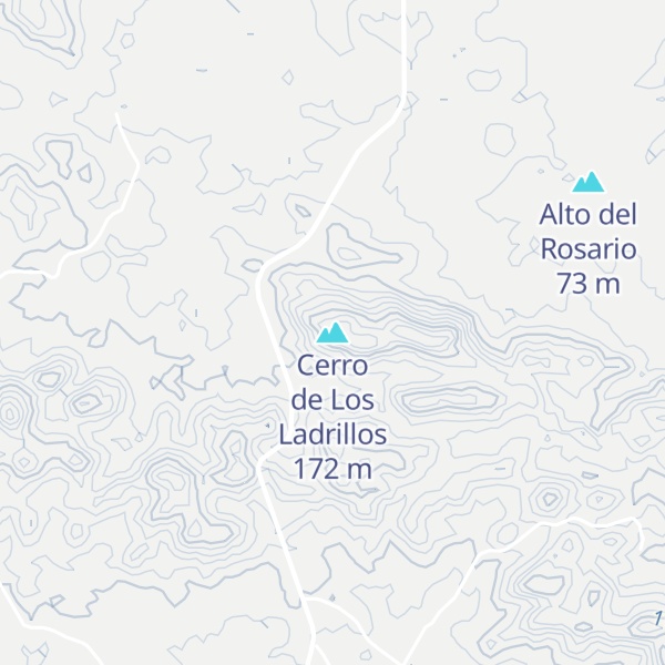 Map of Cerro de Los Ladrillos