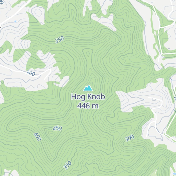 Map of Hog Knob