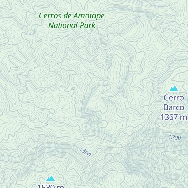 Map of Cerro Pasayo Gacho