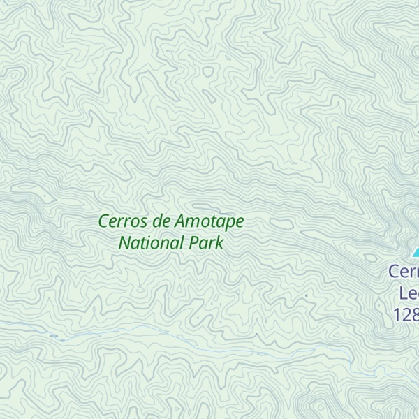 Map of Cerro Tigre