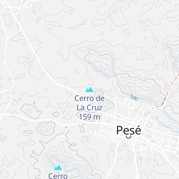 Map of Cerro de La Cruz