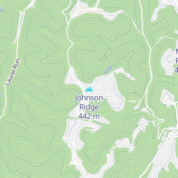 Map of Johnson Ridge