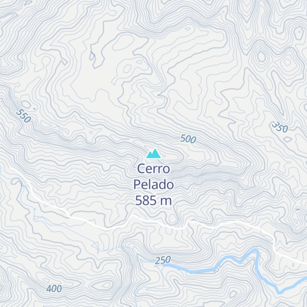 Map of Cerro Pelado