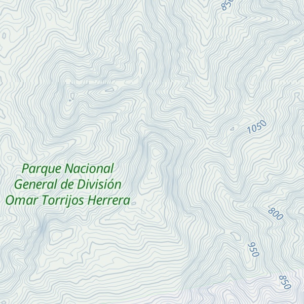 Map of Cerro Peña Blanca