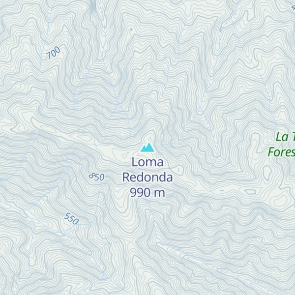 Map of Loma Redonda