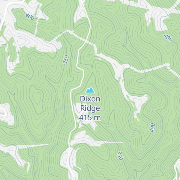 Map of Dixon Ridge