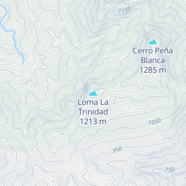 Map of Loma La Trinidad
