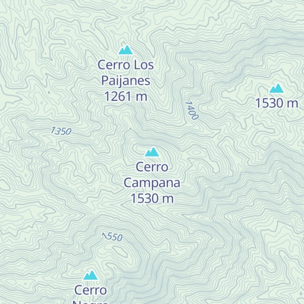 Map of Cerro Campana