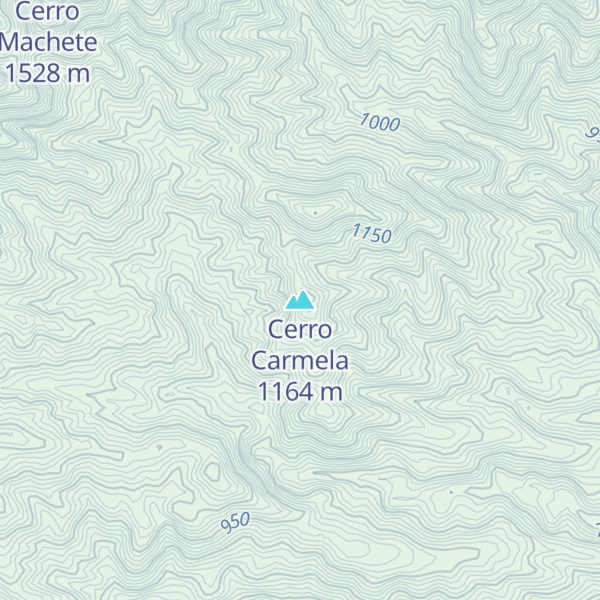 Map of Cerro Carmela