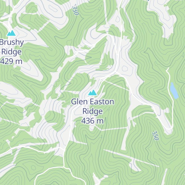 Map of Glen Easton Ridge