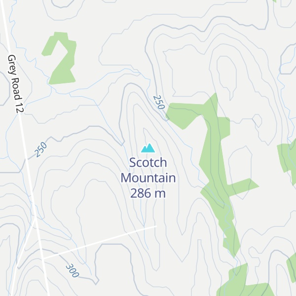 Map of Scotch Mountain