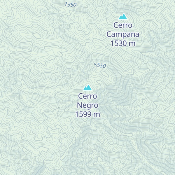 Map of Cerro Negro