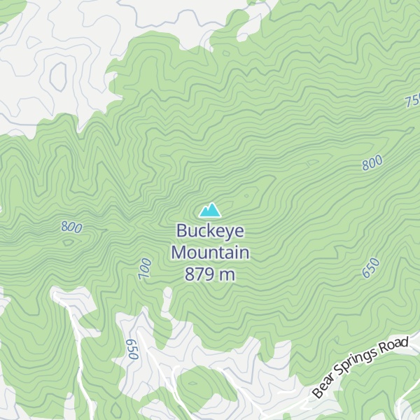 Map of Buckeye Mountain