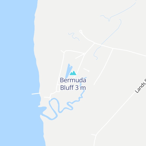 Map of Bermuda Bluff