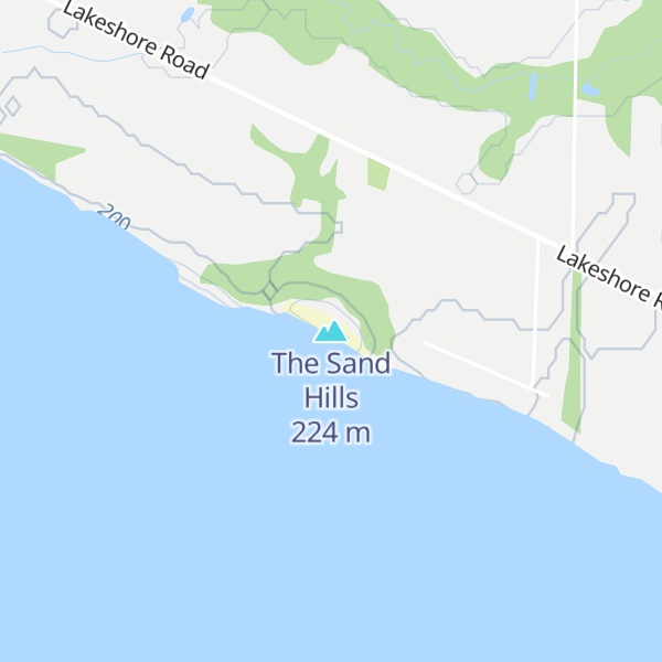 Map of The Sand Hills
