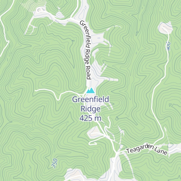 Map of Greenfield Ridge