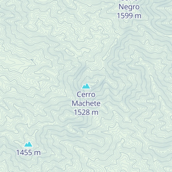 Map of Cerro Machete