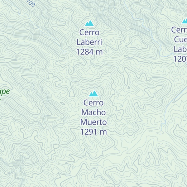 Map of Cerro Macho Muerto