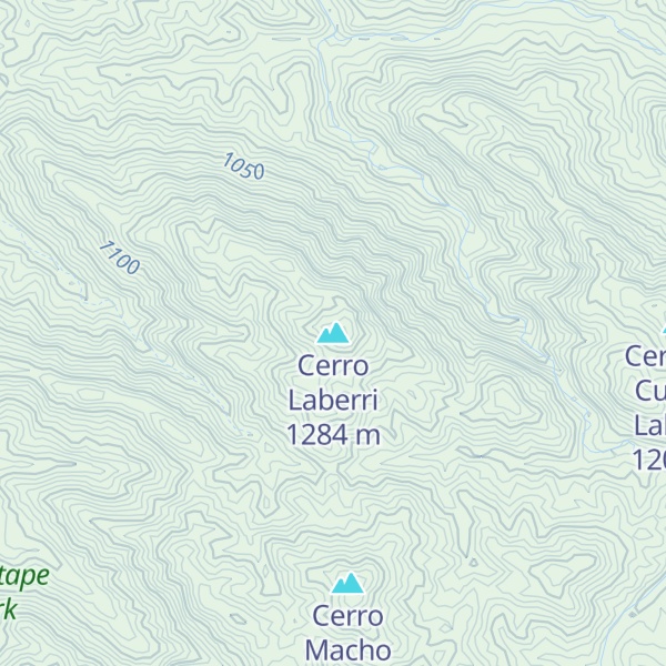 Map of Cerro Laberri