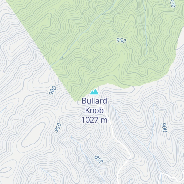 Map of Macks Mountain