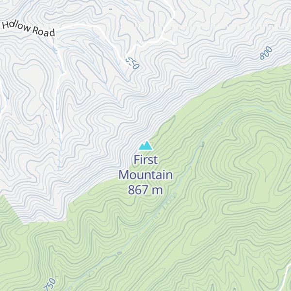 Map of First Mountain