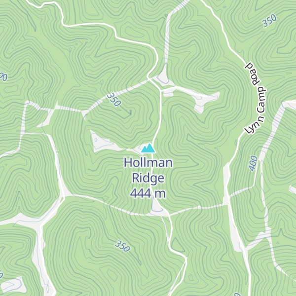 Map of Hollman Ridge
